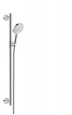 Душевой гарнитур Hansgrohe Raindance Select 120 3jet 90 см. 26322400, белый/хром