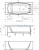 Акриловая ванна 1MarKa Pragmatika 173x75 Акриловая ванна 1MarKa Pragmatika 173x75