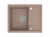 Кухонная мойка Tolero R-107 темно-бежевый, 60x49,5x20 Кухонная мойка Tolero R-107 темно-бежевый, 60x49,5x20