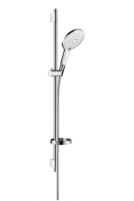 Душевой гарнитур Hansgrohe Raindance Select S 150 3jet 90 см. 27803400, белый/хром