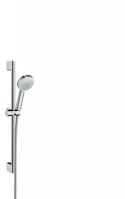 Душевой гарнитур Hansgrohe Crometta 100 Vario 65 см. 26651400, белый/хром