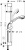 Душевой гарнитур Hansgrohe Crometta 85 Multi 90 см. 27766000, хром