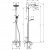Душевая система Hansgrohe Crometta E 240  Showerpipe 27298000, хром