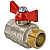 Кран шаровый Valtec Base 1/2" ВН-НР рукоятка бабочка