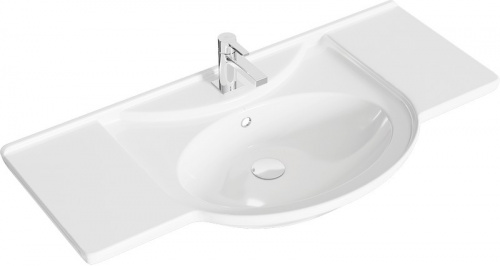 Тумба с раковиной Aqwella Ecoline Eco-L.01.10, белый