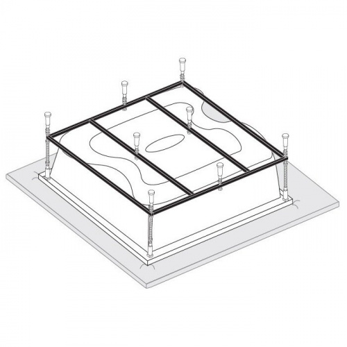 Каркас к ванне Vagnerplast Helios 194x170
