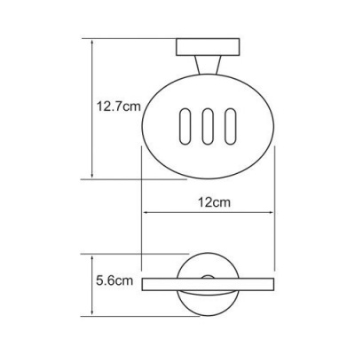 Мыльница решетка WasserKRAFT Isen K-4069, хром