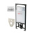 Система инсталляции AlcaPlast Sadromodul 4 в 1 AM101/1120+M071+M91 с кнопкой