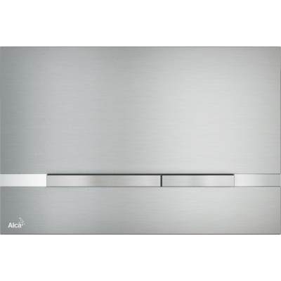 Кнопки смыва AlcaPlast FLAT ALUNOX STRIPE металл–матовый