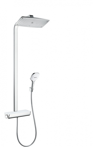 Душевая система Hansgrohe Raindance Select E 360 Showerpipe 27112400, белый/хром