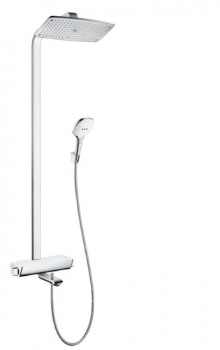 Душевая система Hansgrohe Raindance Select E 360 Showerpipe 27113400, белый/хром