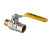 Кран шаровый для газа Valtec Valgas, стальная рукоятка 1/2" ВН-НР