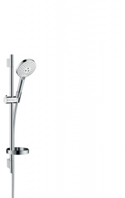 Душевой гарнитур Hansgrohe Raindance Select E 120 3jet 65 см. 26630400, белый/хром