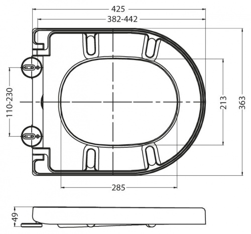 Унитаз подвесной BELBAGNO FLAY-R