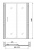 Душевая дверь Gemy Victoria S30191H, 100x190 Душевая дверь Gemy Victoria S30191H, 100x190