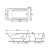 Чугунная ванна Jacob Delafon REPOS 170x80 с ручками Чугунная ванна Jacob Delafon REPOS 170x80 с ручками