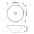 Раковина Melana MLN-7020-B1+B18 (T4006HB1+B18 ) (сине-черная) Раковина Melana MLN-7020-B1+B18 (T4006HB1+B18 ) (сине-черная)