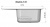 Кухонная мойка Polygran F-07 черный, 61х50х20 Кухонная мойка Polygran F-07 черный, 61х50х20
