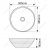 Раковина Melana MLN-T4004-B1+B6 (желтая) Раковина Melana MLN-T4004-B1+B6 (желтая)
