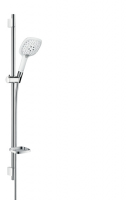 Душевой гарнитур Hansgrohe Raindance Select E 150 3jet 90 см. 27857400, белый/хром
