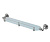 Полка стеклянная WasserKRAFT Ammer K-7044, матовый хром
