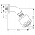 Верхний душ Hansgrohe Clubmaser 3jet 27475000, хром Верхний душ Hansgrohe Clubmaser 3jet 27475000, хром