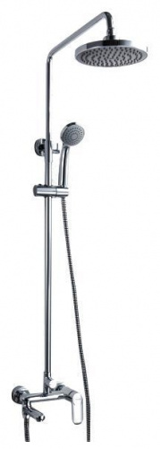 Душевая система для ванны Bravat Opal R F6125183CP-A2-RUS, поворотный излив, хром