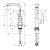 Смеситель для раковины Hansgrohe Metris S 31161000, хром Смеситель для раковины Hansgrohe Metris S 31161000, хром
