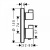 Смеситель для ванной Hansgrohe Ecostat 15757001, хром