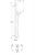 Штанга для душа Hansgrohe PuraVida 90 см. 27844000, хром Штанга для душа Hansgrohe PuraVida 90 см. 27844000, хром