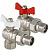 Кран шаровый Valtec Base угловой с полусгоном 1" ВН-НР