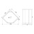 Душевая кабина Aquanet Penta 2ain 90.5x90.5 узорчатое стекло
