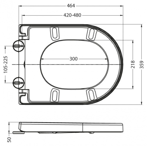 Унитаз подвесной BELBAGNO FLAY-R