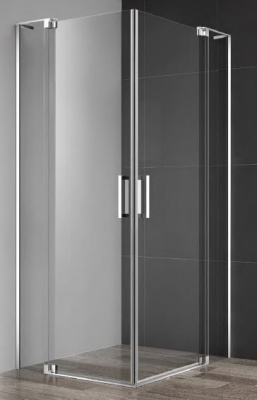 Душевой уголок Cezares SLIDER-A-2-90/100-C-NERO (900-1000)х(900-1000)х1950