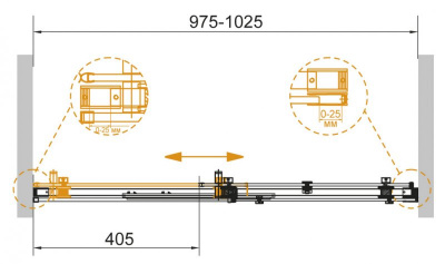 Душевой угол Cezares STYLUS-SOFT-BF-1-140-C-Cr 140x195