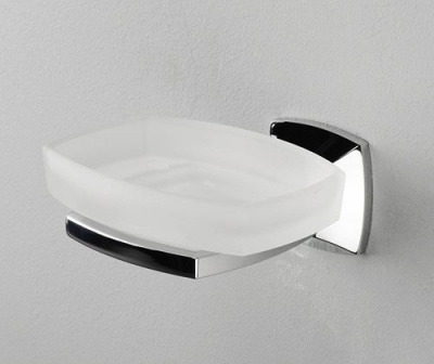 Мыльница стеклянная WasserKRAFT Wern K-2529, хром