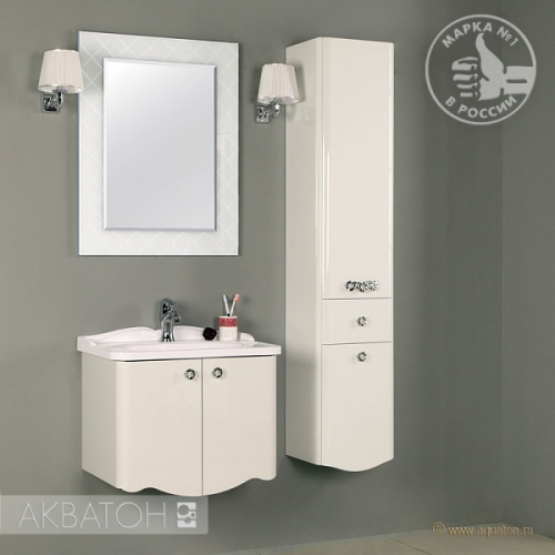 Зеркало Акватон Венеция 65 белое
