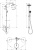 Душевая система Hansgrohe Croma Showerpipe 220 1jet Reno 27224000, хром Душевая система Hansgrohe Croma Showerpipe 220 1jet Reno 27224000, хром