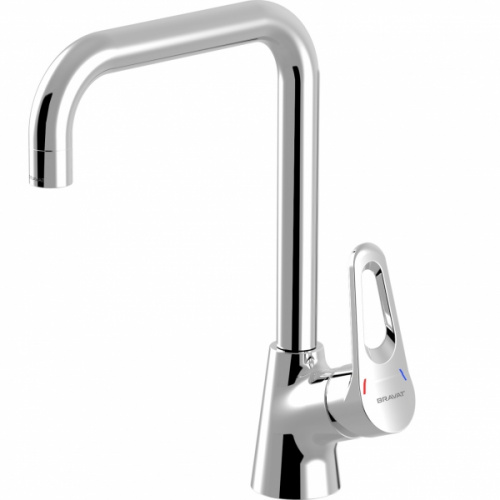 Смеситель для кухни Bravat Eco-D F793158C-1, высокий излив, хром
