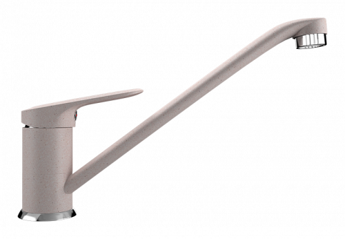 Смеситель для кухни Ulgran U-004, светло-розовый