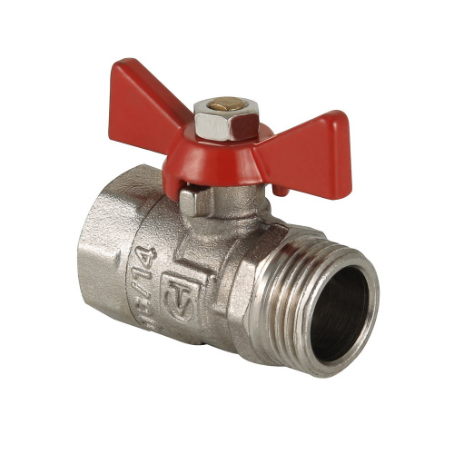 Кран шаровый Valtec Compakt 1/2" ВН-НР рукоятка бабочка