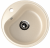 Кухонная мойка Ulgran U-100 49x49x18,5, бежевый Кухонная мойка Ulgran U-100 49x49x18,5, бежевый