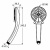 Лейка для душа В9403АА IDEALRAIN M3 H/SPRAY 3F CHROME 100MM Лейка для душа В9403АА IDEALRAIN M3 H/SPRAY 3F CHROME 100MM