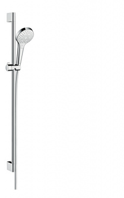 Душевой гарнитур Hansgrohe Croma Select S Croma Select S Multi EcoSmart 90 см. 26571400, белый/хром
