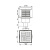 Сливной трап AlcaPlast APV6411 150x150/50 с гидрозатвором